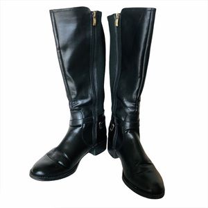 Franco Sarto Black Country Riding Boots Sz 11M